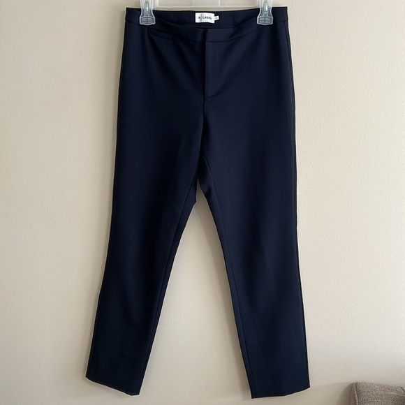 R Label The Reset Skinny Stretch Trouser Pants Navy - Picture 5 of 13